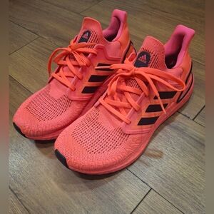 Adidas Orange Running Shoes